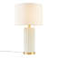 Lampe de table texturée à pois