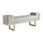 Sunset Key Abbott Leather Bench