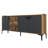 Aris 71'' Wide Wooden Sideboard with Accent Doors