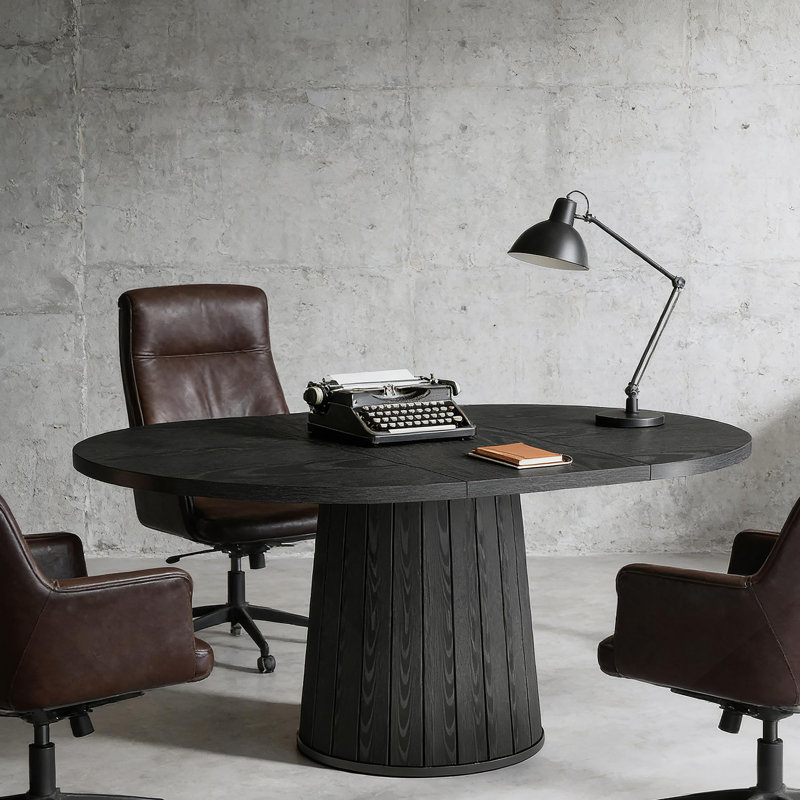 Table de conférence, table de bureau ovale élégante