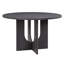 Ensemble de table de salle à manger ronde avec 4 chaises rembourrées-1953807953