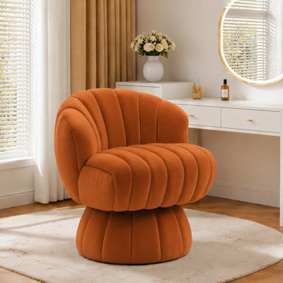Fauteuil de coiffeuse rembourré pivotant