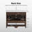 Aastha 43" Freestanding Walnut Bathroom Vanity With Single Sink & Engineered Stone Top-570403599