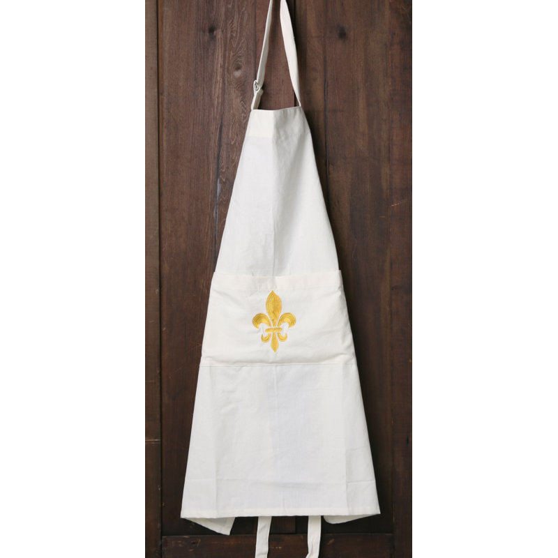 Tablier fleur de lis, Or