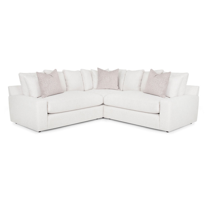 Upholstered L-Shaped Sectional Symmetrical