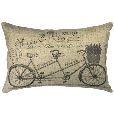 Linen Reversible Throw Pillow