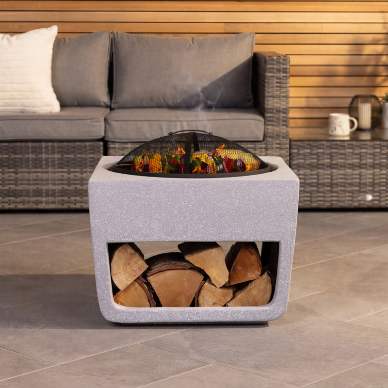 Cebrina Square Smokeless Fire Pit