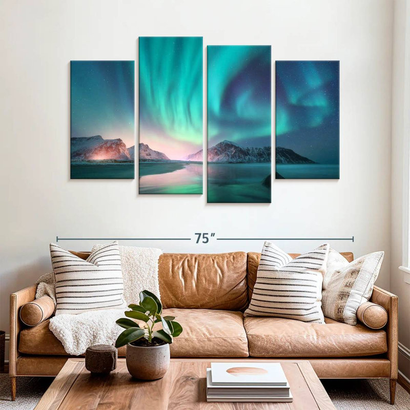 Alvord Meandering Northern Lights, 42" H x 68" W