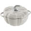 Staub Cast Iron 3.5-Qt Pumpkin Cocotte - White Truffle