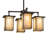 Prairie Mission 4 - Light Dimmable Square / Rectangle Chandelier