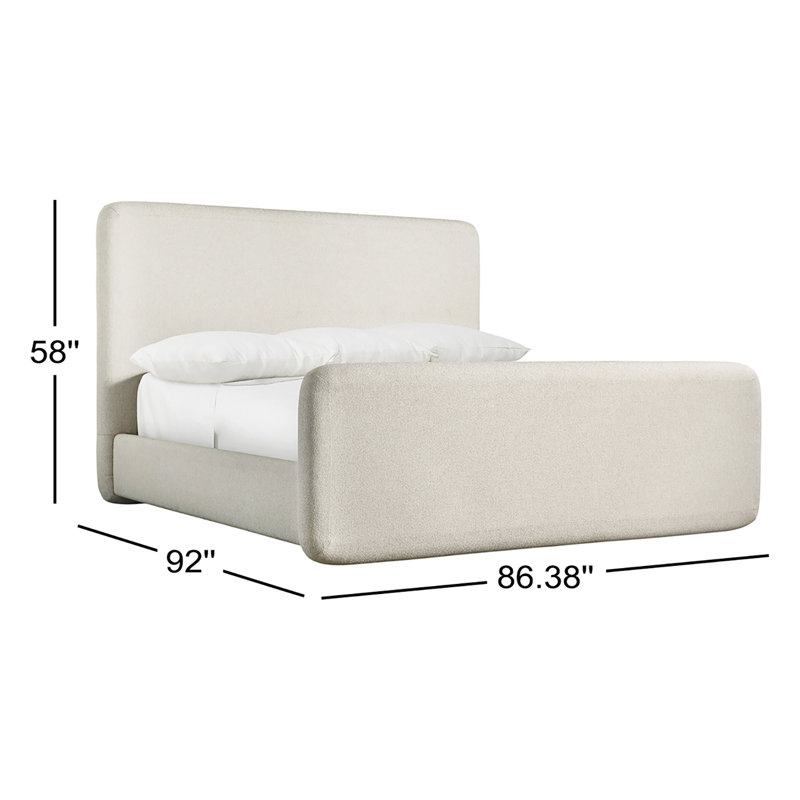 Antibes Upholstered Bed, King 