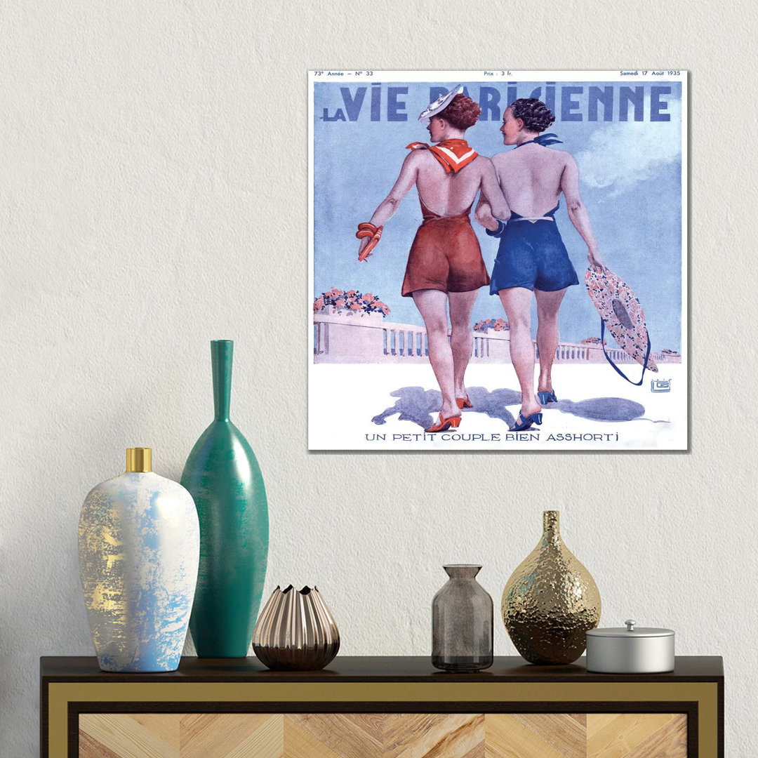 1935 La Vie Parisienne Magazine Cover by The Advertising Archives - Gallery-Wrapped Canvas Giclée on Canvas