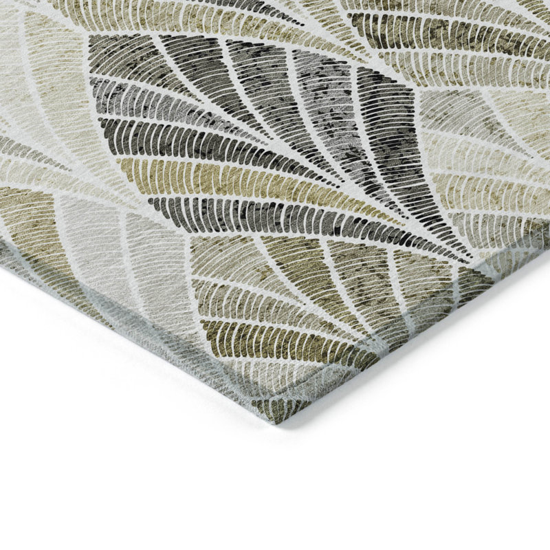 Malchow Washable Geometric Indoor / Outdoor Rug, Rectangle 8' x 10'