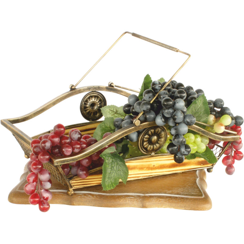 World Menagerie Energicus Solid Wood Basket