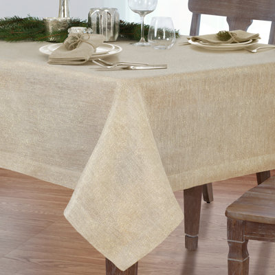La Classica Solid Color Linen Tablecloth