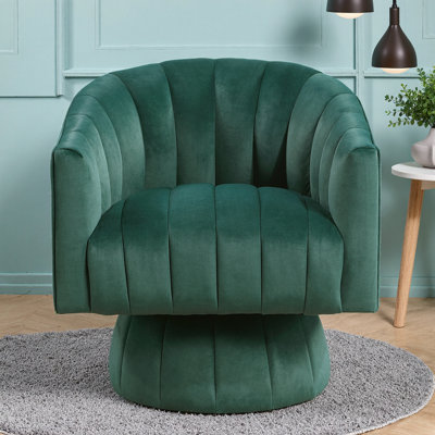 Modern Velvet Swivel Accent Chair - Luxurious Comfort for Your Living Space