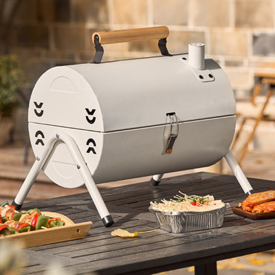 Ruya Company 14.96'' W Barrel Charcoal Grill
