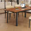 Nouvelle table de salle à manger rectangulaire en bois massif-651330181