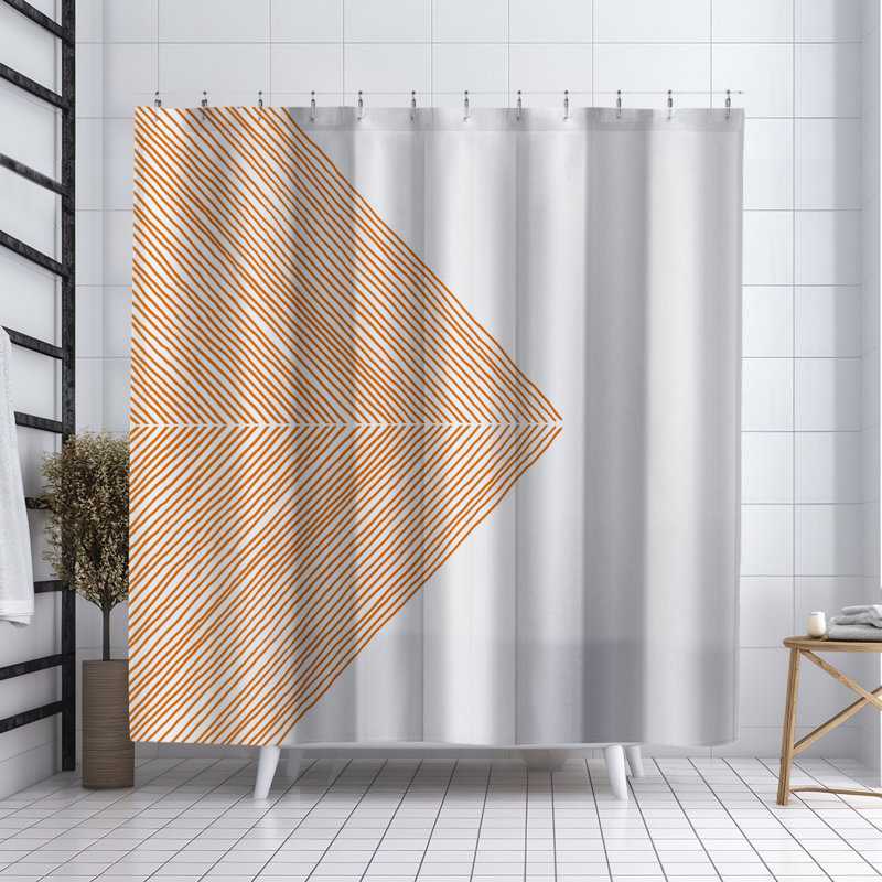 Coco Shower Curtain, Orange