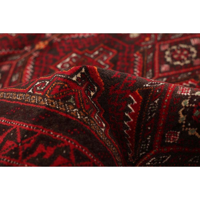 Tapis rouge Teimani 3 pi 0 po x 5 pi 5 po