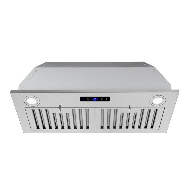 Zomagas 30" Stainless Steel 600 CFM Convertible Insert Range Hood with Baffle Filter