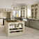 St. Ives 33" Front Apron Fireclay Sink with an Vine Design and Beveled on the Opposite Side
