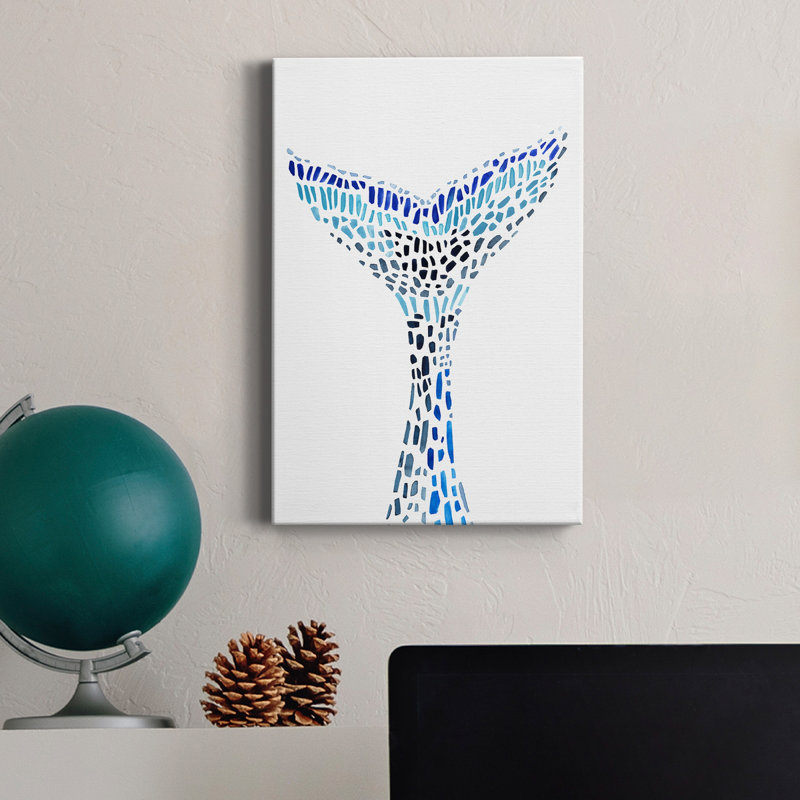 " Mosaic Tail I ", 60" H x 40" W x 1" D
