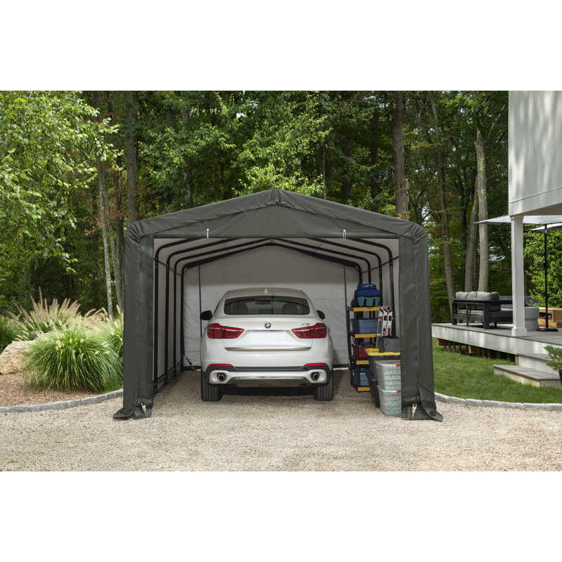ShelterTube Wind and Snow-Load Rated Garage, 12x23x8 Green