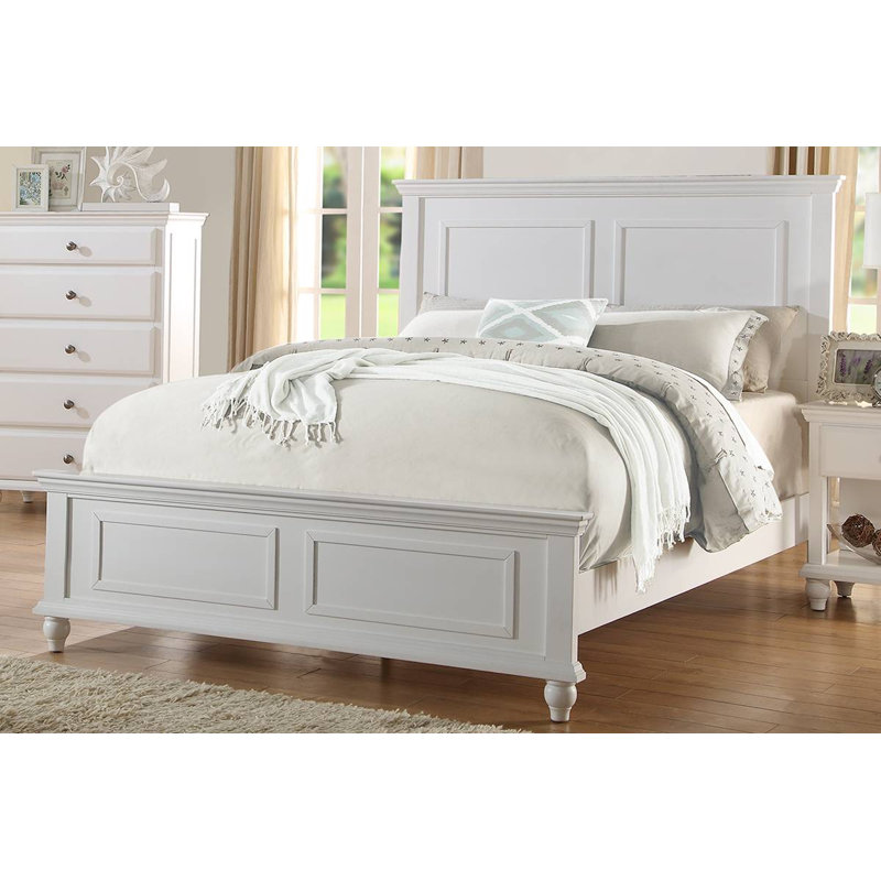 Emaree Standard Bed, Queen, White