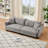 Trinety Square Arms Sofa, Modern Sofa, Accent Sofa-937845287