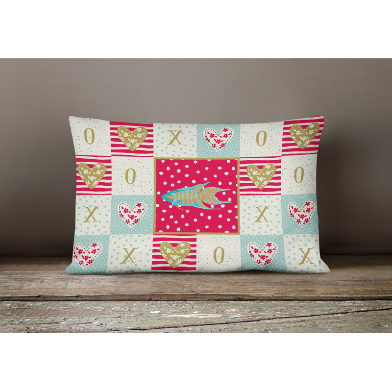 Coussin Paradise Fish Love
