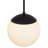 10 Inch Diameter Etched White Glass Globe Integrated Led Pendant Light