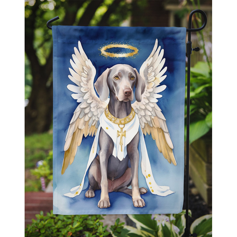 Drapeau Weimaraner My Angel Garden