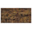 Table basse moderne rustique avec porte de grange coulissante et rangement supplémentaire en chêne de style classique