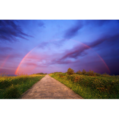 Path To The Rainbow by Mimadeo - Wrapped Canvas Print