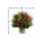 Heather and Wheat Fall Arrangement in Glass Vase with Birch
