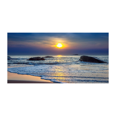 Sunset Sea - Wrapped Canvas Print