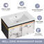 Meuble-lavabo simple 30 po avec plateau en céramique Kravec