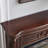 Nut-Brown Solid Wood Electric Fireplace