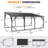 12' x 20' Metal Carport, Heavy-Duty Lean-to Outdoor Canopy Shelter