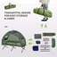 Lit de camping pliant tout-en-un pour adultes, lit de camping portatif pour lit simple