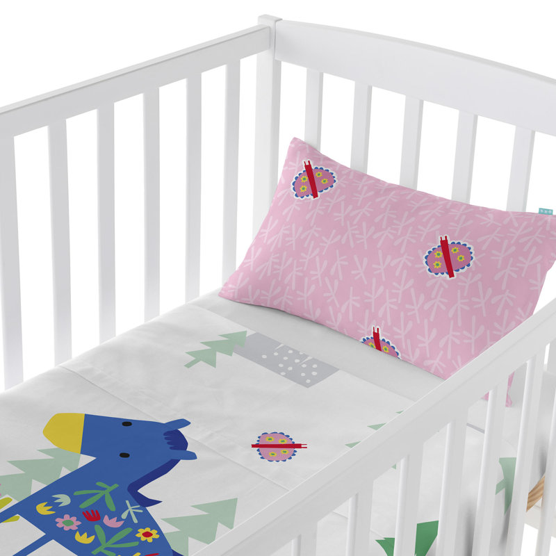 Wilcox Cotton Cradle Bedding Set, 120cm W x 180cm L