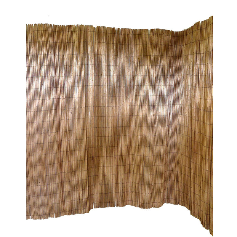 Panneau de clôture en bois écorcé, H 48 po x l 96 po x P 1 po