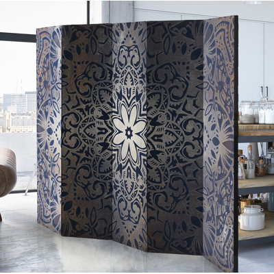 Jasmine Solid Wood Folding Room Divider