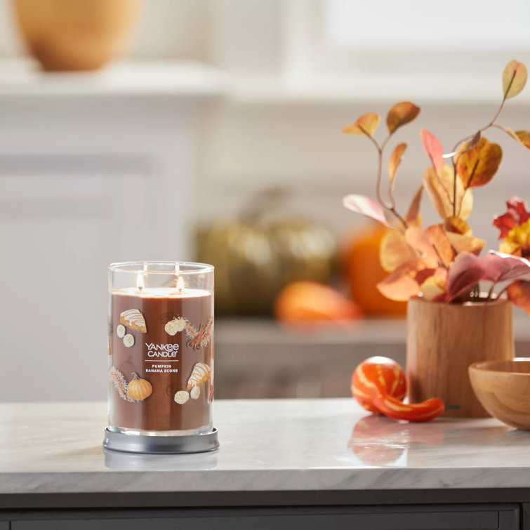 YANKEE CANDLE Signature Pumpkin Banana Scone Scented Tumbler Candle &  Reviews