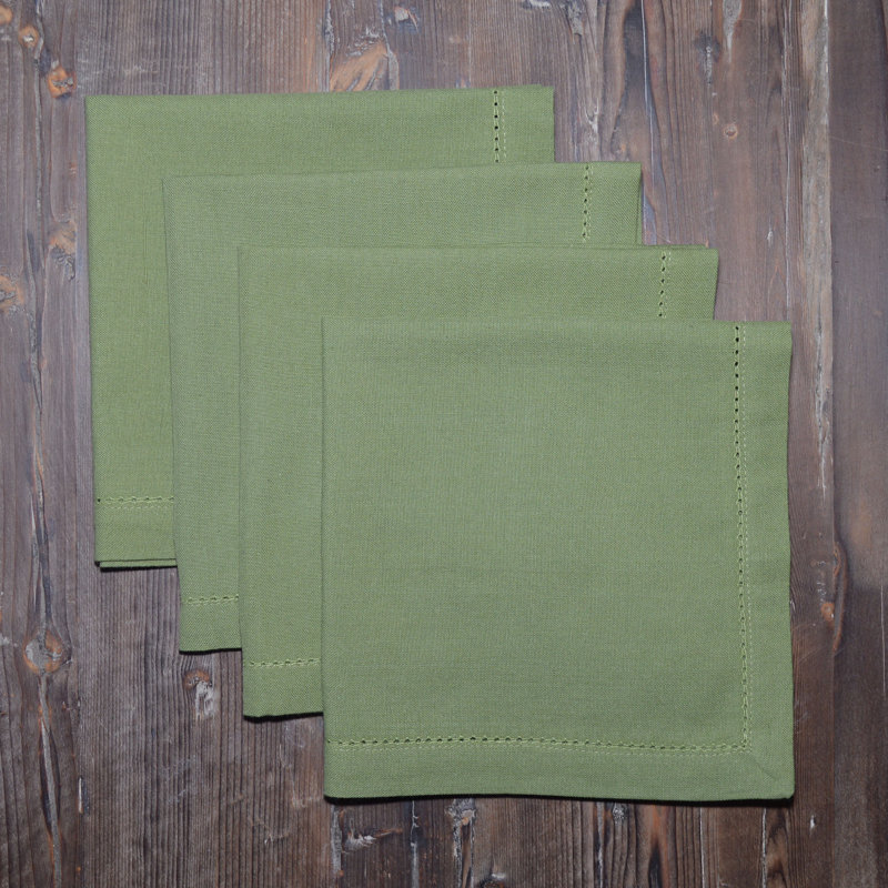 Ensemble de serviettes en coton 4 pièces Adersen, Sauge