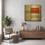 «Composition No. 1, Composition No. 4, 1938-1942» par Piet Mondrian, art mural en métal doré, 36 po x 36 po-133656011