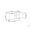 Bronna 100cm Sideboard-146032412