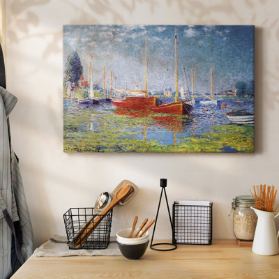 Argenteuil. Yacht, 1875 01, toile tendue avec châssis