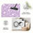 1PC purple daisy floral printed area rugs, Soft and Comfortable, easy-to-maintain, machine washable Indoor floor mat, suitable for living room, bedroom, balcony, porch, kitchen, hallway, dining area, Home Decor, Outdoor Decor.-2106577046